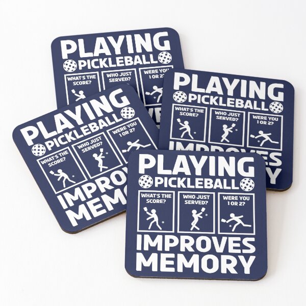 Item preview, Playing Pickleball Improves Memory Funny Pickleball Puns designed and sold by LounisArt.