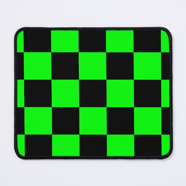 Item preview, Checkered (XL Squares) Electric Green and Black designed and sold by Tree45.