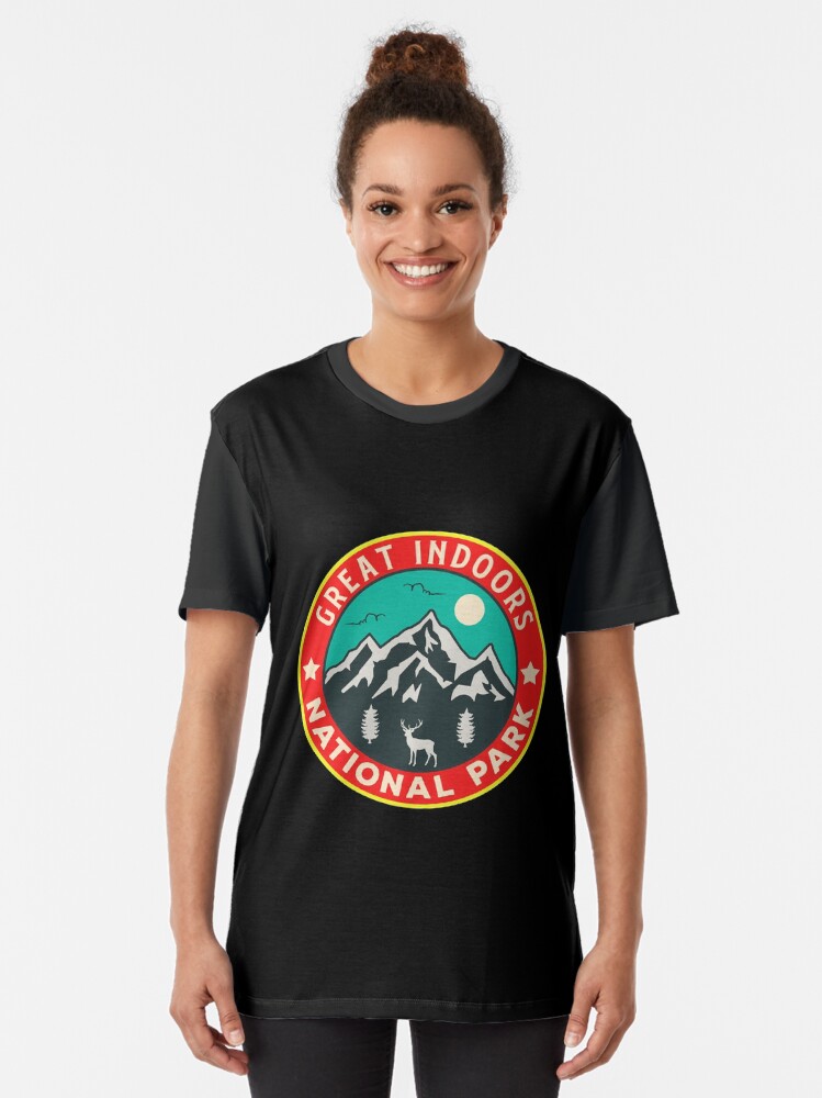 Imagen 2 de 5, Camiseta gráfica con la obra Gran Parque Nacional Interior, diseñada y vendida por Nature-spirit.