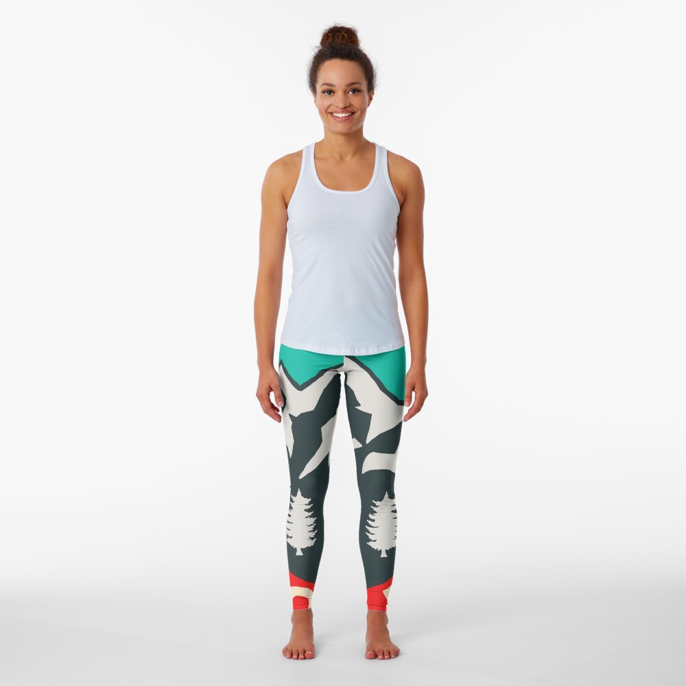 Vista previa del artículo con la obra «Leggings», diseñado y vendido por Nature-spirit.