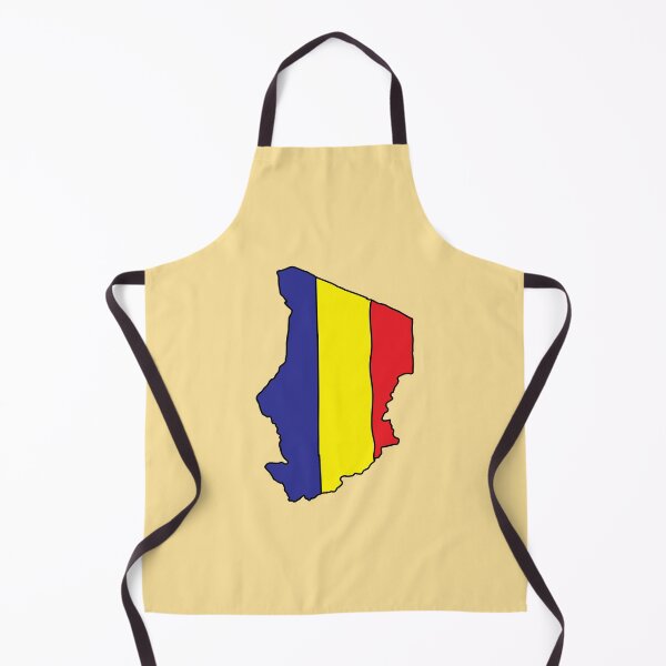 Item preview, Chad country shape flag designed and sold by Rachael Taylor.