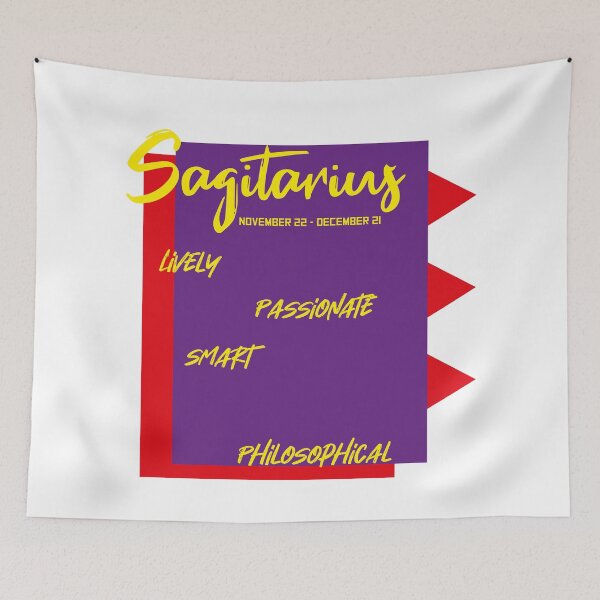 Item preview, Sagitarius zodiac sign lively, passionate, smart and philosophical design designed and sold by Mario Cabrera.