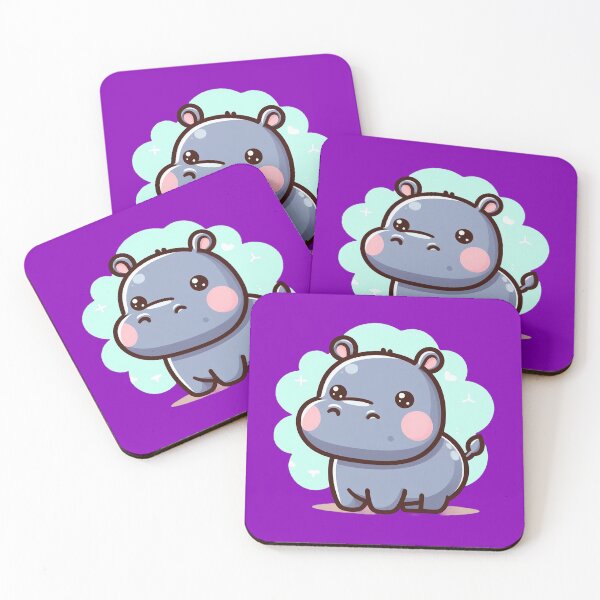 Item preview,  Adorable Cute Baby Hippo designed and sold by DigiDreamyArt.
