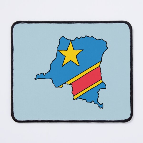 Item preview, Congo country shape flag designed and sold by Rachael Taylor.