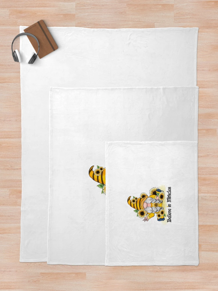 Thumbnail 5 of 6, Throw Blanket, Sunflower designed and sold by ROKANDESIGNART.