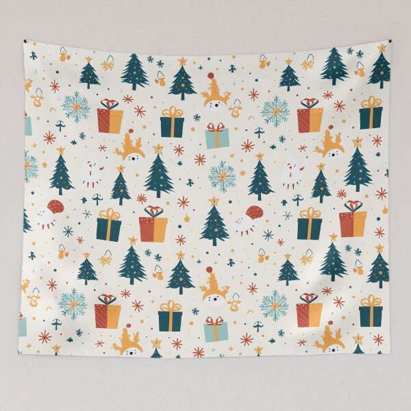 Item preview, Christmas pattern (White Background) designed and sold by SeamlessHub4289.