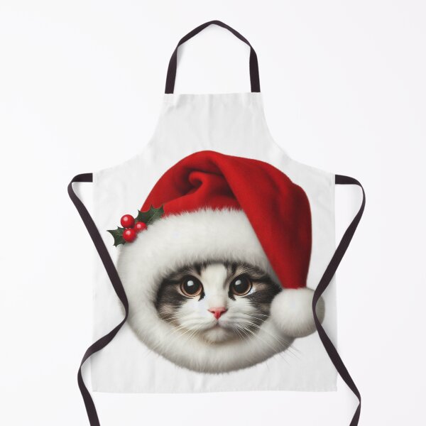 Item preview, santa cat designed and sold by Animalia-.