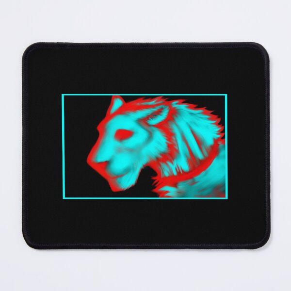 Item preview, Blue and Red Lion Headshot designed and sold by Kateshadowlion.