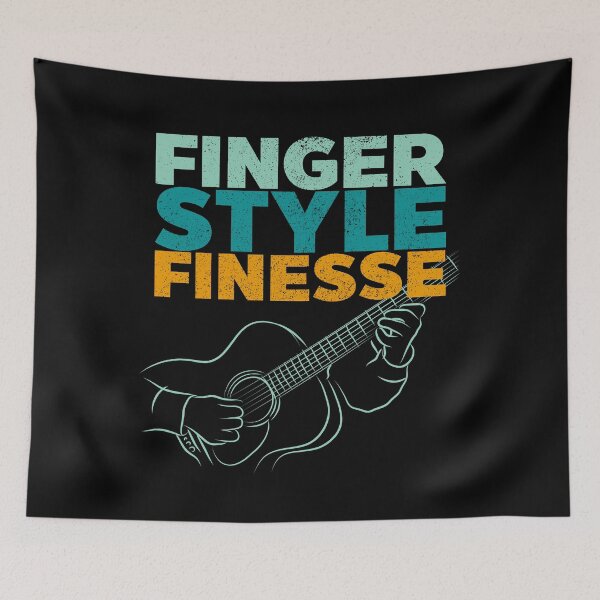 Artikelvorschau, Finesse im Fingerstil, Linienkunst der Akustikgitarre entworfen und verkauft von CJansuebsri.
