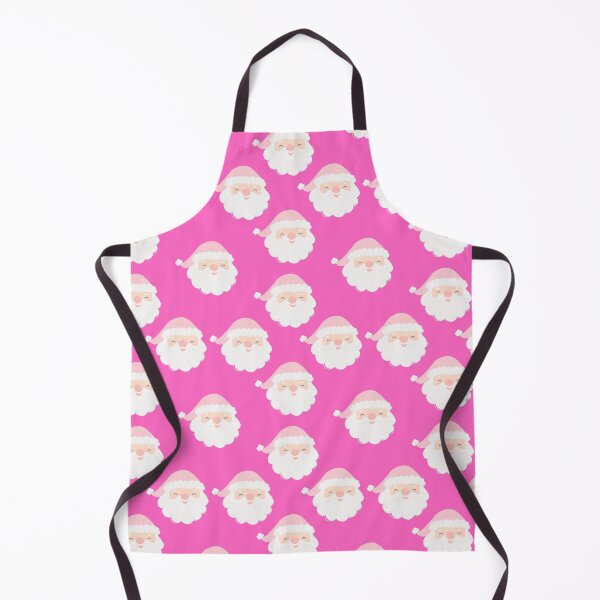 Item preview, Pink Santas on Bright Pink Pattern designed and sold by Pixels2Patterns.