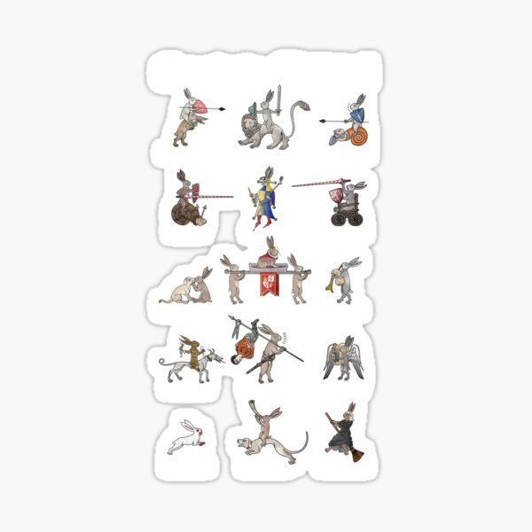 Artikel-Vorschau von Mittelalterlicher Bunniary (Spanisch), designt und verkauft von MargiKnights.