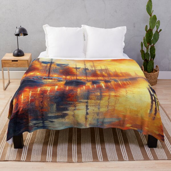 Item preview, CANAL AUTUMN EVENING designed and sold by A-T-H.