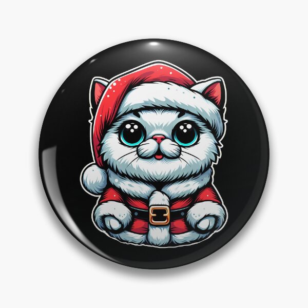 Item preview, Cute Cat as Santa on Christmas designed and sold by melvtec.
