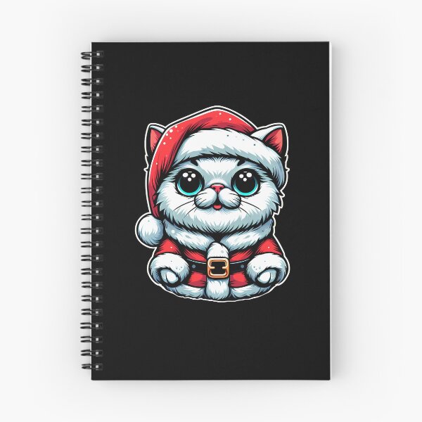 Item preview, Cute Cat as Santa on Christmas designed and sold by melvtec.