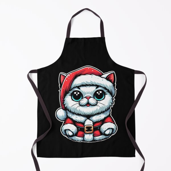 Item preview, Cute Cat as Santa on Christmas designed and sold by melvtec.