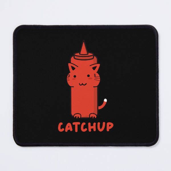 Item preview, Funny ketchup cat bottle catchup pun designed and sold by Donutlovers.