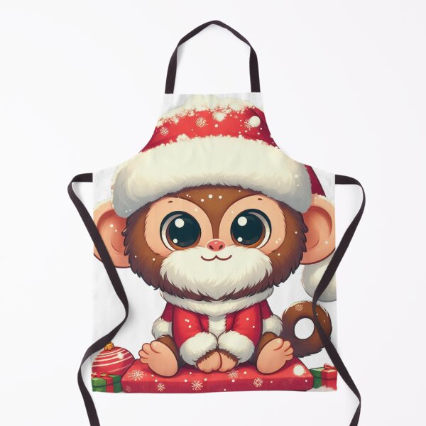 Item preview, christmas monkey designed and sold by Animalia-.