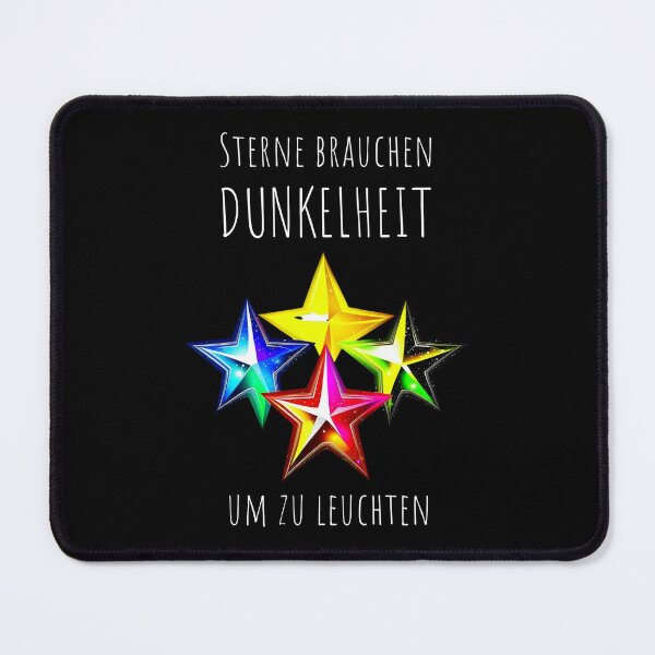 Item preview, Stars need darkness to shine. Saying in German - makes sense designed and sold by Pflugart.