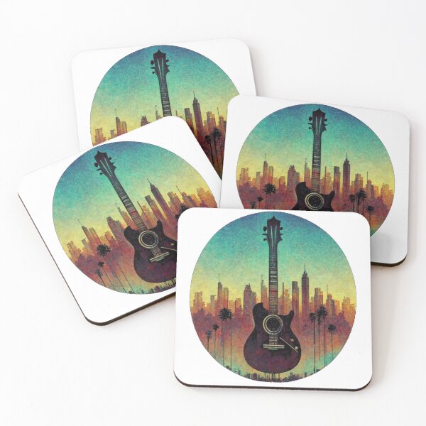 Item preview, City Guitarist Urban, Rock Cityscape Guitar designed and sold by unicornunicorn.