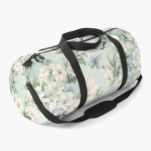 Item preview, Soft pattern with pastel-colored flowers and butterflies designed and sold by Susu789.