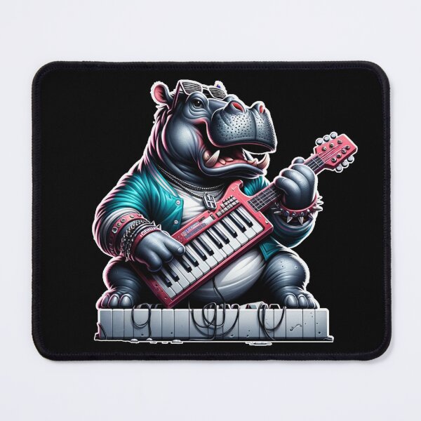 Item preview, Hippo Rockstar designed and sold by BlueBerryBooze.
