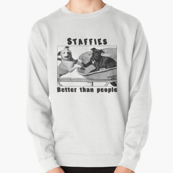 Item preview, Staffies better than people designed and sold by StaffyDognCo.