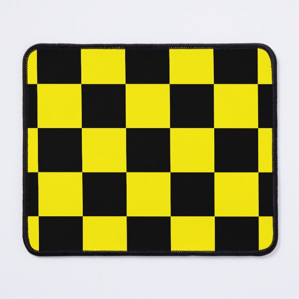 Item preview, Checkered (XL Squares) Yellow and Black designed and sold by Tree45.