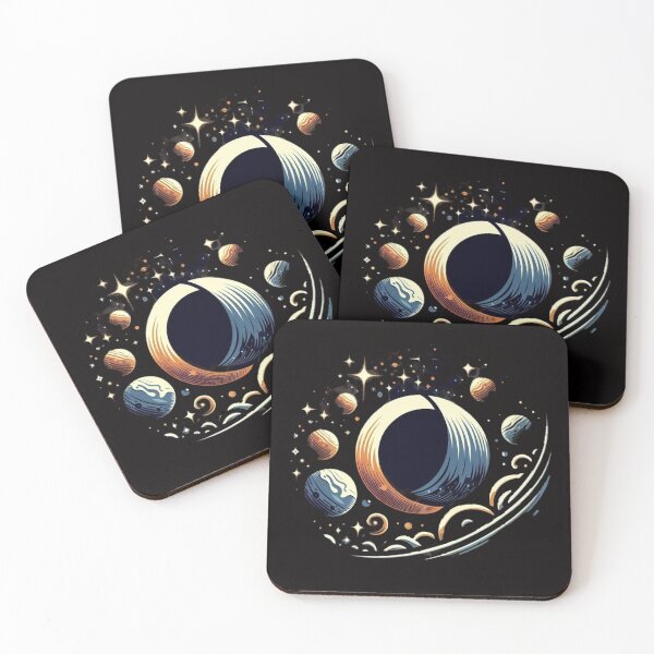 Item preview, Galactic Harmony - Celestial Eclipse designed and sold by HeadTurningArt.