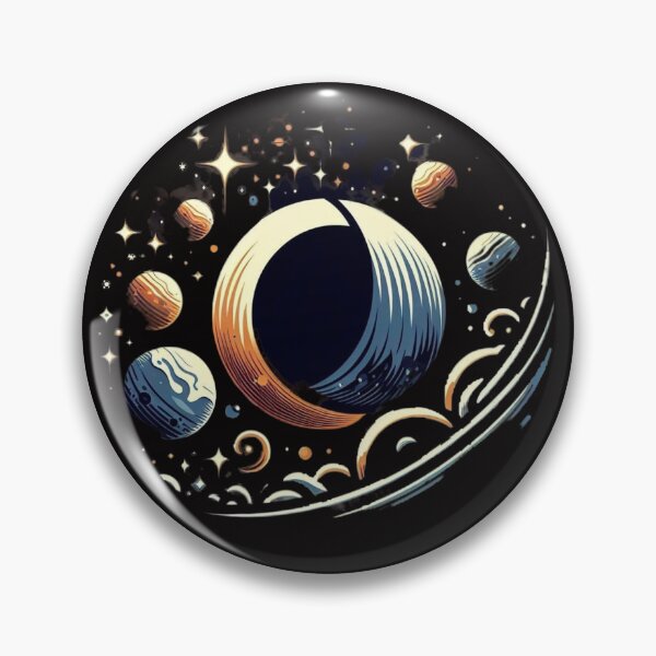 Item preview, Galactic Harmony - Celestial Eclipse designed and sold by HeadTurningArt.