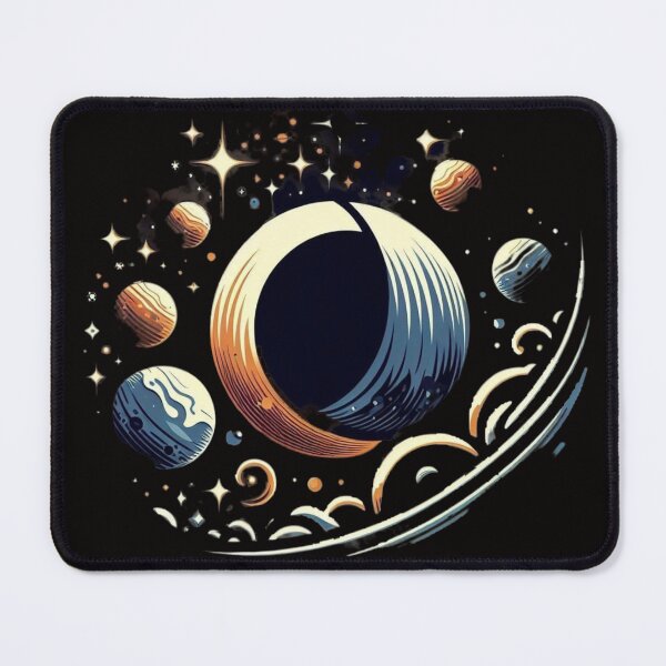 Item preview, Galactic Harmony - Celestial Eclipse designed and sold by HeadTurningArt.