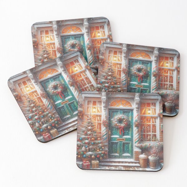 Item preview, CHRISTMAS IS JUST BEHIND THAT DOOR designed and sold by SCOTTYBOYART.