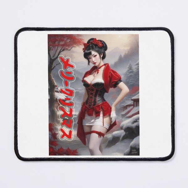 Item preview, Japanese Geisha; Merry Christmas; designed and sold by StickerApe.