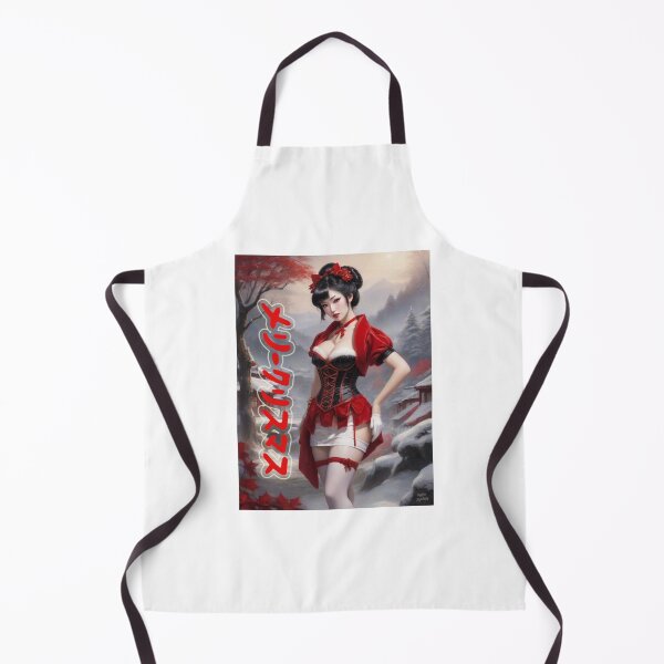 Item preview, Japanese Geisha; Merry Christmas; designed and sold by StickerApe.
