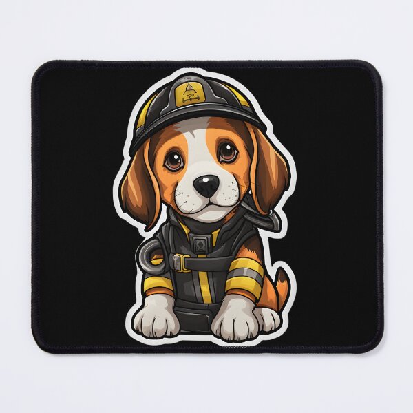 Item preview, Firefighter Foxhound designed and sold by CUTEDOGGIEZ.