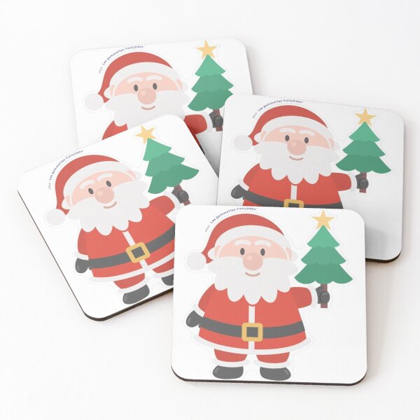 Item preview, Santa Claus tree stickers designed and sold by slimfite.