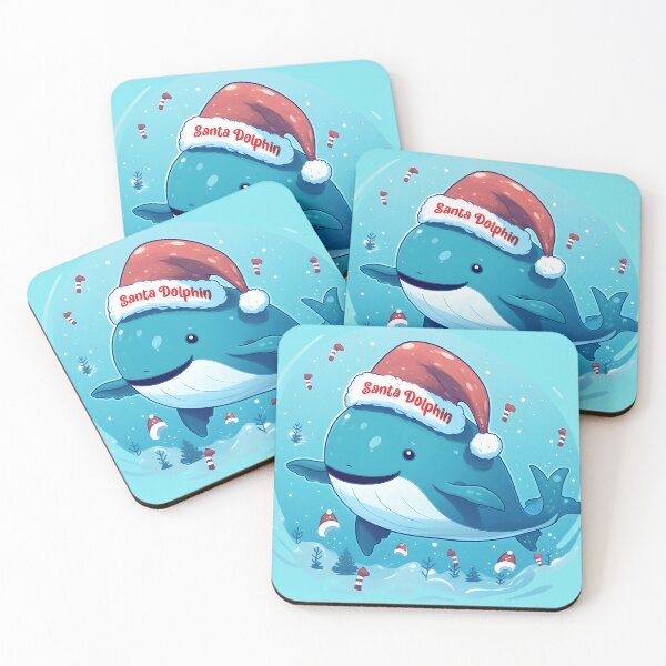 Item preview, Santa Dolphin designed and sold by kaii572519.