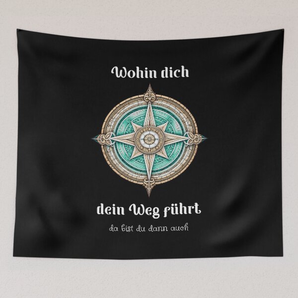 Item preview, Wherever your path takes you, there you will be. Saying in German - funny designed and sold by Pflugart.