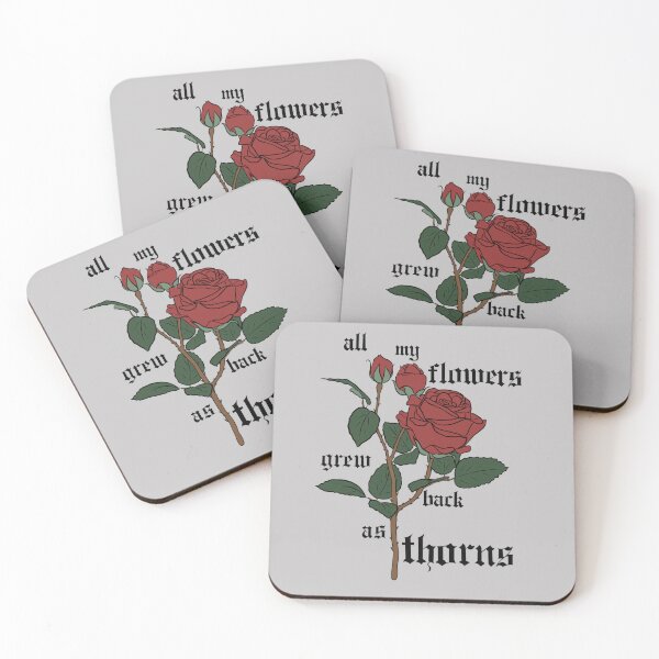 Item preview, All my flowers grew back as thorns designed and sold by Just-2-Raccoons.