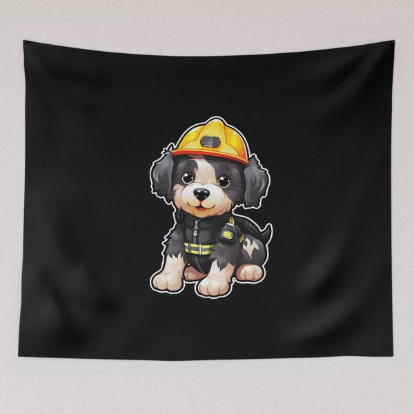 Item preview, Bombero Fox Terrier designed and sold by CUTEDOGGIEZ.