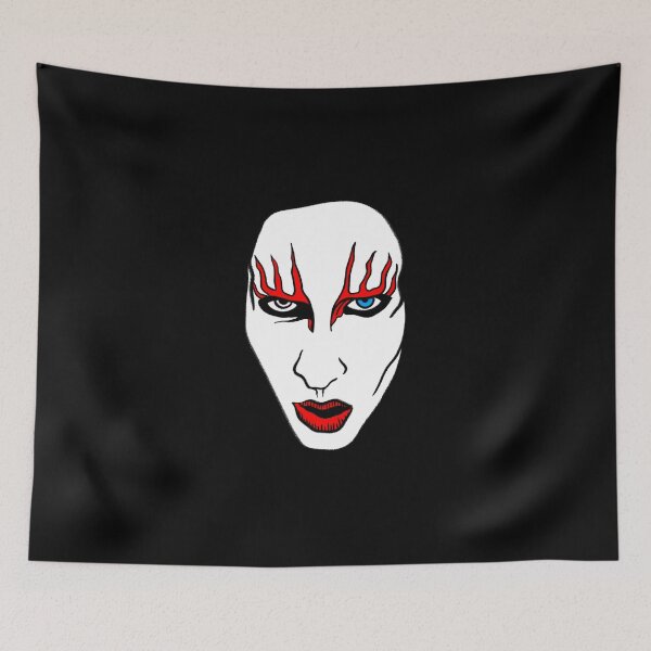 Item preview, Portrait Illustration Marilyn Manson designed and sold by Morrigaan.