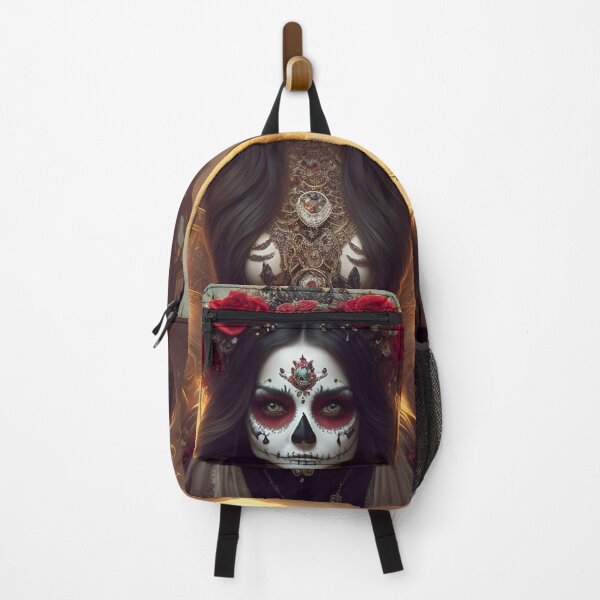 Item preview, Elegant gorgeous La Calavera Catrina, Lady of the afterlife, the Elegant Skull designed and sold by Fantasymachine.