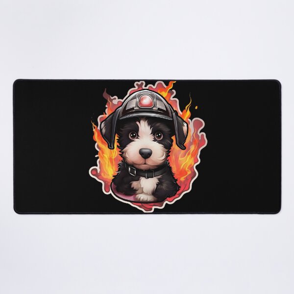 Item preview, Firefighter Foxie Puppy designed and sold by CUTEDOGGIEZ.