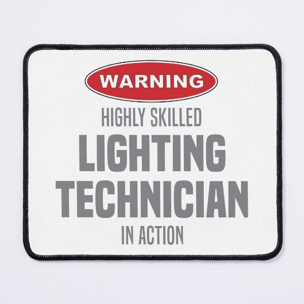 Item preview, Highly Skilled Lighting Technician in Action designed and sold by NermilioDesigns.