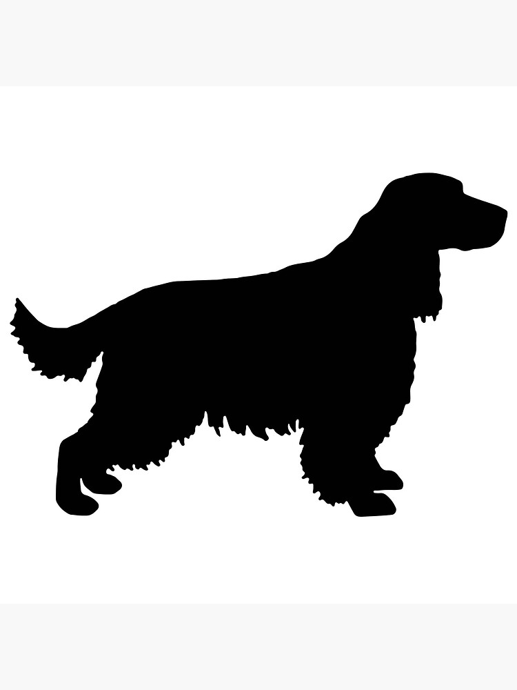 English Springer Spaniel Dog Silhouette
