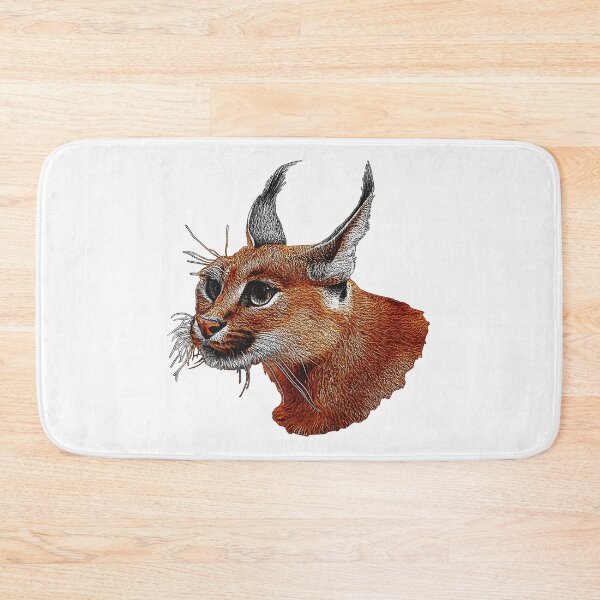 Item preview, caracal head, cool big cat motifs designed and sold by Kirei-Lily.
