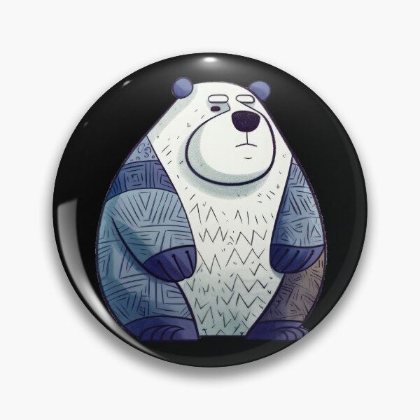 Item preview, Grumpy Papa Bear: The charming king of the forest designed and sold by WallGemsArt.