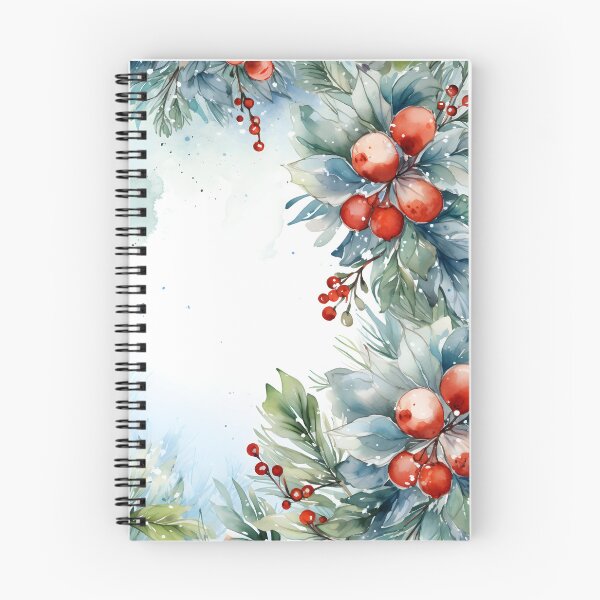 Item preview, Winter Berries and Foliage Watercolor Card Design. designed and sold by Jittiwat Chunchuawong.