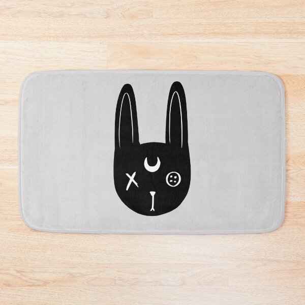 Item preview, Sarcastic harajuku grumpy bunny Moon Tattoo  designed and sold by ISFdraw.