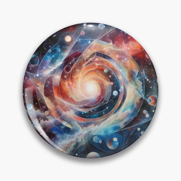 Item preview, Celestial Harmony - Abstract Circular Cosmic Symphony designed and sold by ArtfulWeave.