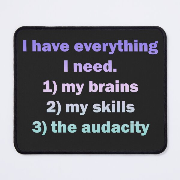 Item preview, The audacity!  designed and sold by pinkcraftfairy.